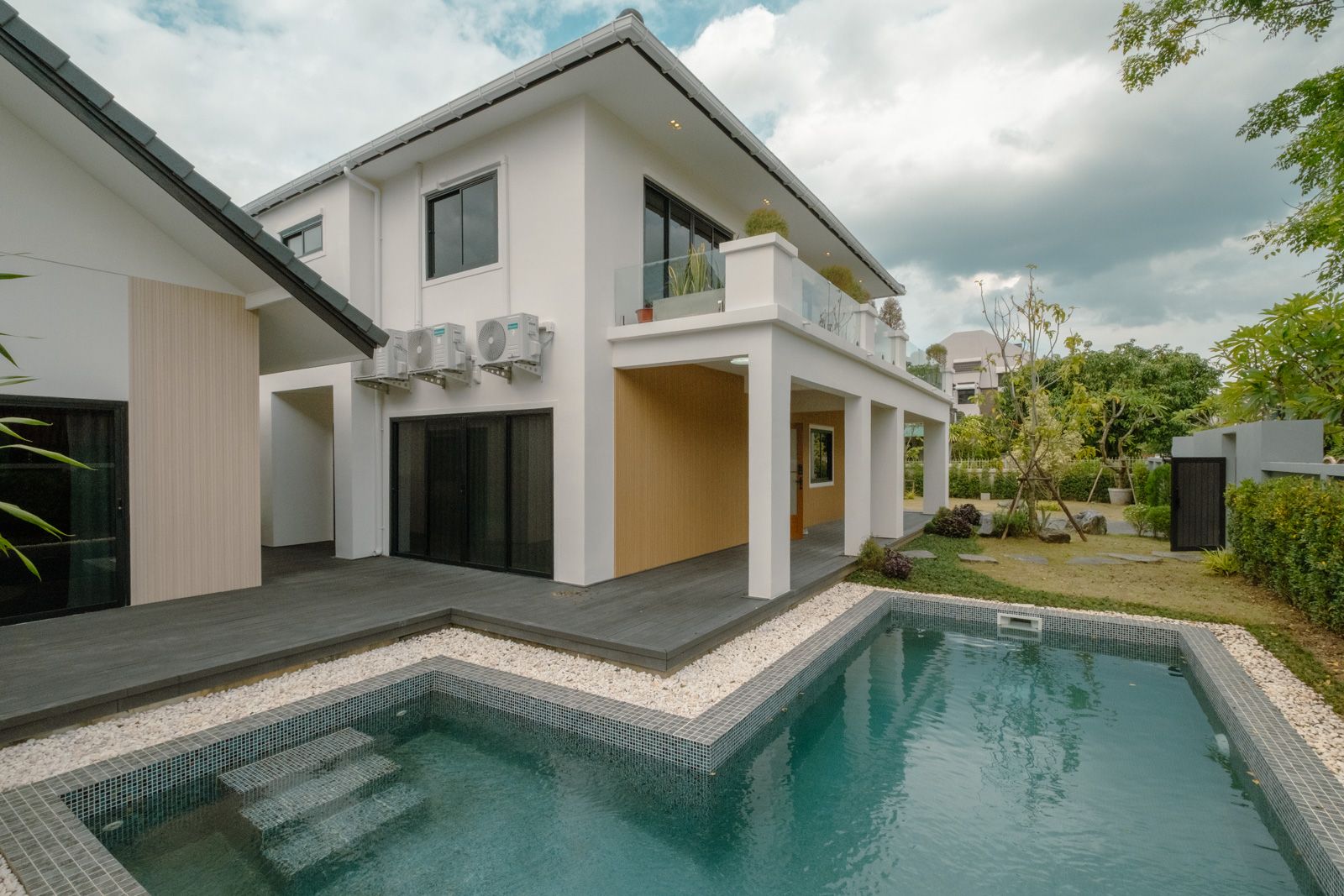 Serene Chiang Mai Living: A Two-Story House with Pool and Garden