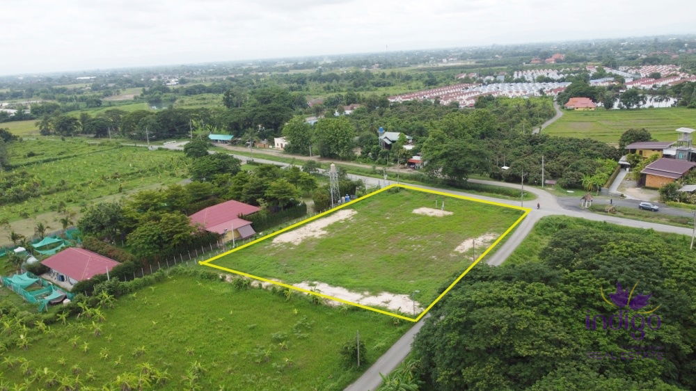 Beautiful Plot of Land for sale 2 Rai 68 Sqw Sanpatong Chiang Mai