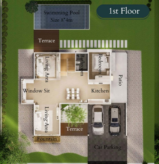 Beige Minimalist House For Sale Facebook Ad - 4