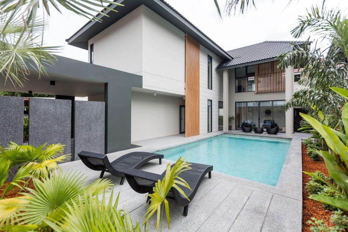 A brand new pool villa for sale in Hang Dong, Chiang Mai