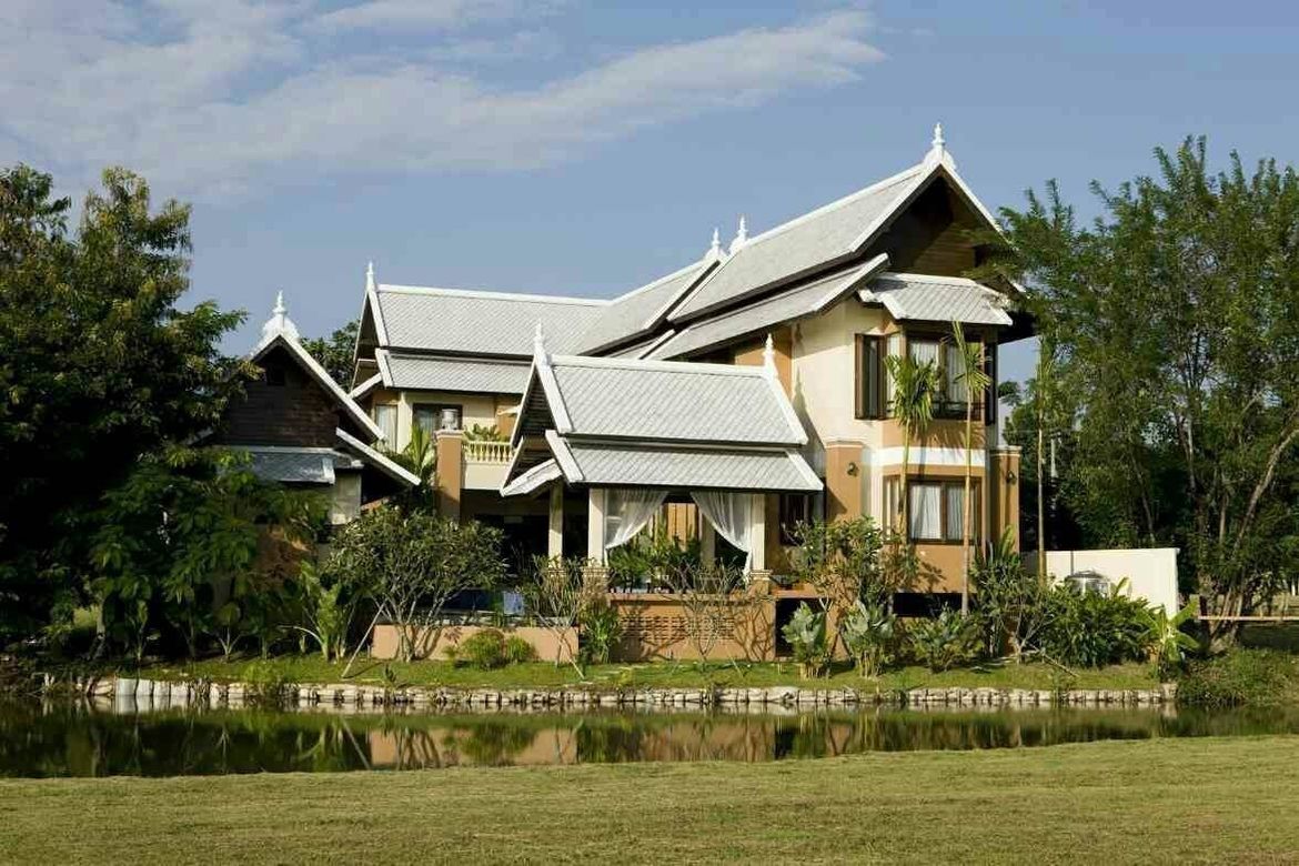 Lanna style house with pool for rent or sale in Doi Saket, Chiang Mai